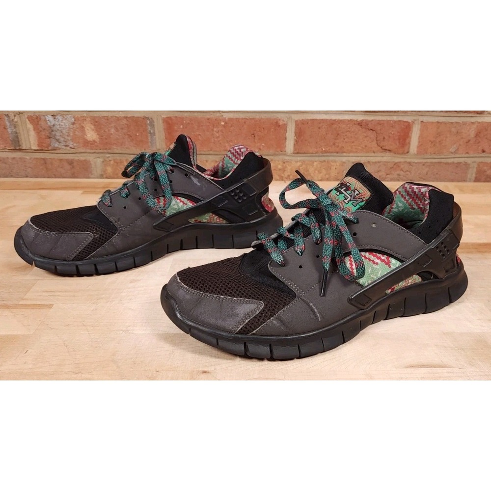 Nike Huarache Free NRG Sz‎ 9 Black History Month 525306-001 BHM